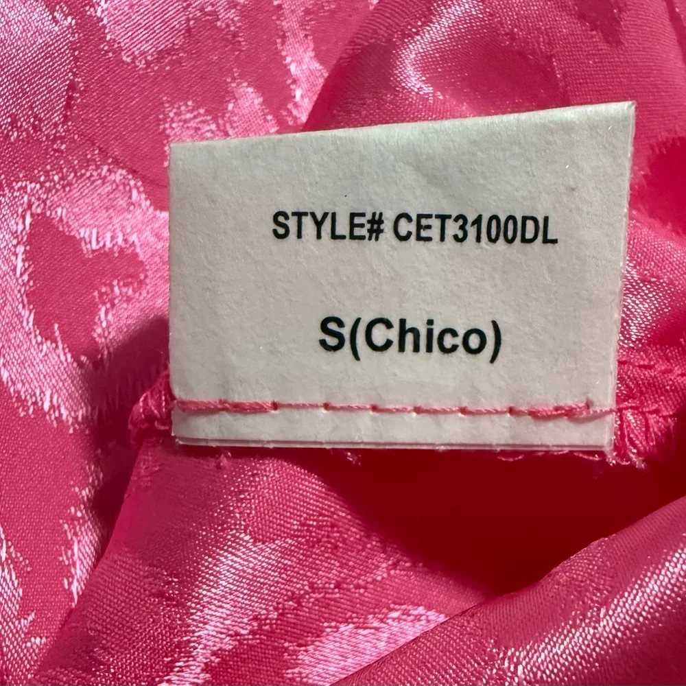 Pink Adora Leopard Print Silky Top - Picture 4 of 6